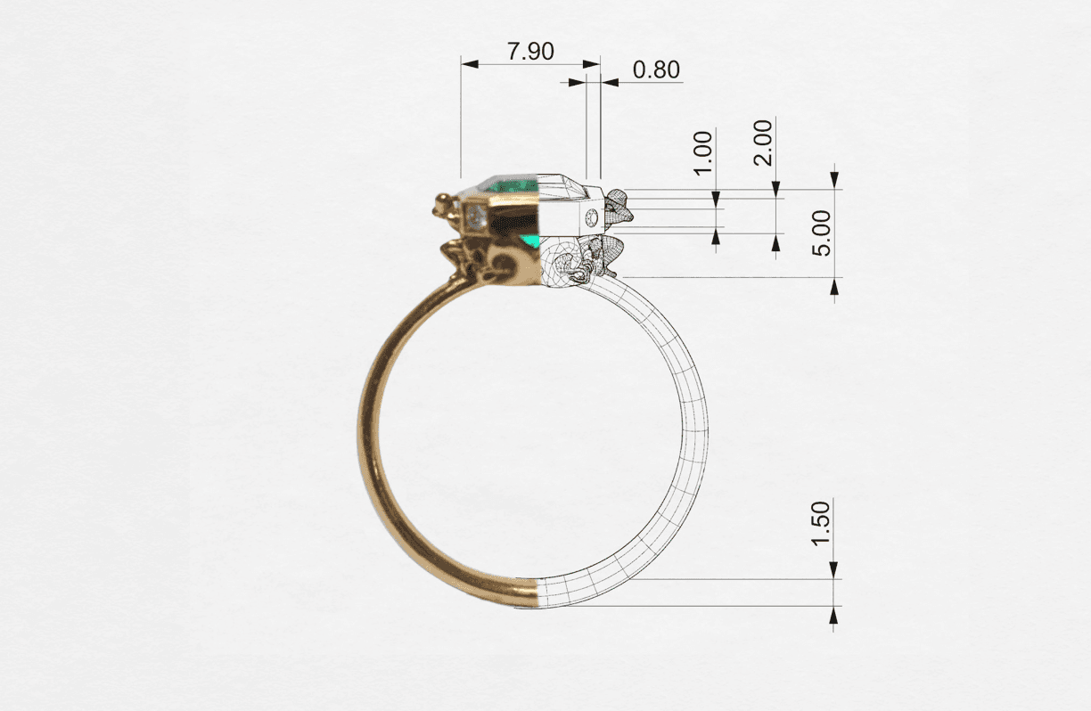 Emerald Garden Ring — showcase